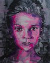 Arte facted girl